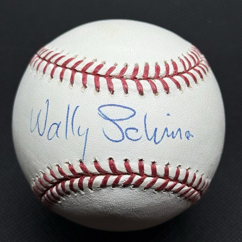 Wally Schirra Apollo 7 Signed Baseball Astronaut Moon Mercury 7 Gemini JSA COA