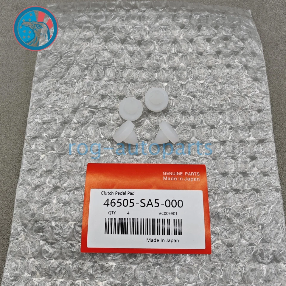 OEM 4PCS Brake Clutch Pedal Stopper Stop Pad Fits For Honda Civic Accord Foto 3 de 4