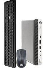 HP 600 G4 Desktop Mini Intel Core i5 32GB RAM 256GB SSD Offices i5-8500T