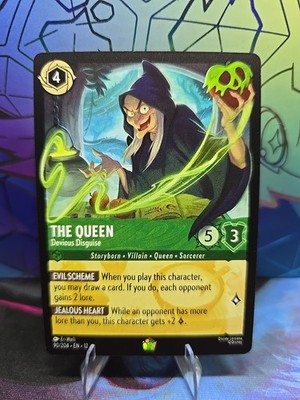 The Queen - Devious Disguise 90/204 Wilds Unknown Regular Disney Lorcana NM
