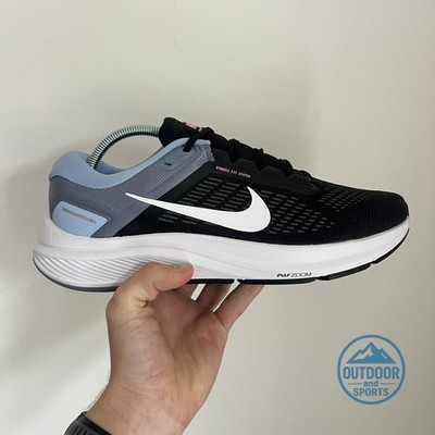 Nike Air Zoom Structure 24 Herren - UK 9, 9,5 & 10 - schwarz/blau/weiß DA8535-008