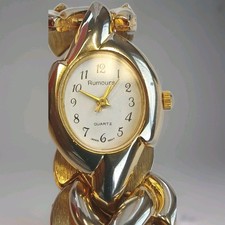 Womans Gold-tone Rumors Wristwatch. Running. #3689