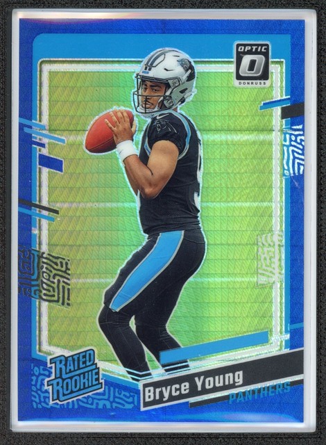 2023 Donruss Optic Bryce Young #213 RC Rookie Blue Hyper Prizm (WD)
