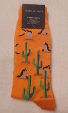 American Eagle Crew Socks One Size Mens Horse...