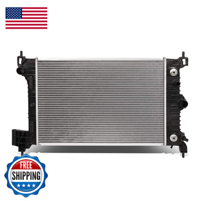 Dna Motoring Cu13247 1-Row Aluminum Core Radiator Engine Cooling Compatible