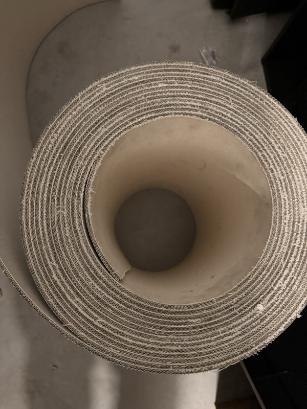 Industrial 3ply Black Rubber Matting Roll Belt
