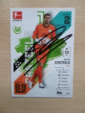 Koen Casteels autograph signed TC Topps Bundesliga "VFL Wolfsburg 2021/22"