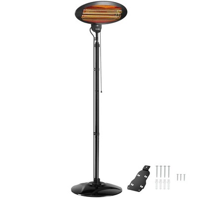 Infrarotheizstrahler Solaris Monolith 2000W höhenverstellbar schwarz B-Ware