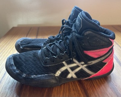 ASICS Matflex 6 Custom Hot Pink Accents Wrestling Shoes Youth Size 3