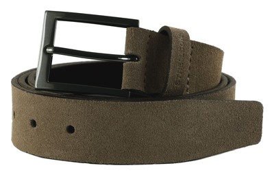 strellson Leather Belt 3,5 W100 Gürtel Taupe taupe Neu