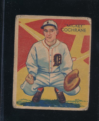 Mickey Cochrane #9 1935 Diamond Stars card