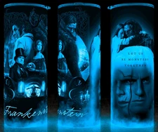Glow in the Dark Frankenstein - Let Us Be Monsters Together Cup Mug Tumbler 20oz