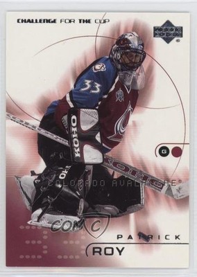 2001-02 Upper Deck Challenge for the Cup Patrick Roy #20 HOF ex0