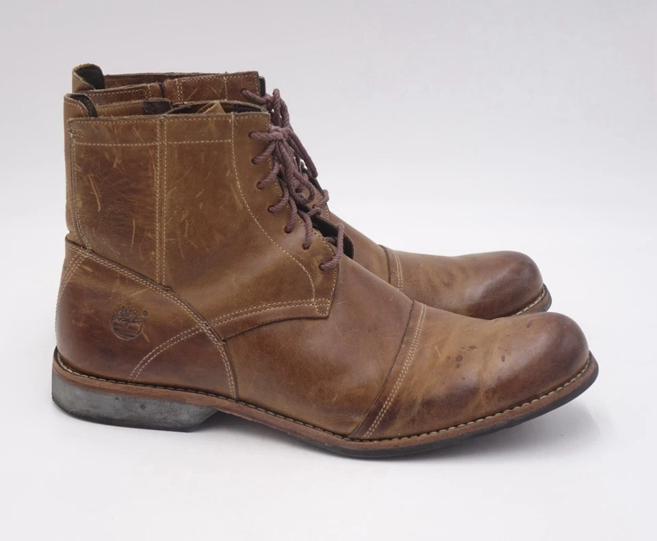 Size 13 - Timberland 6" City Side Zip Water Resistant Leather Boot - Image 3 of 4