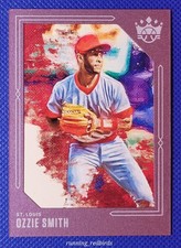2020 Diamond Kings SP Plum Framed Ozzie Smith #115 HOF - 10+ Item Ship FREE!