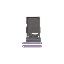 For Samsung Galaxy S21 FE Single Sim Card Tray Holder Replacement Part - Purple