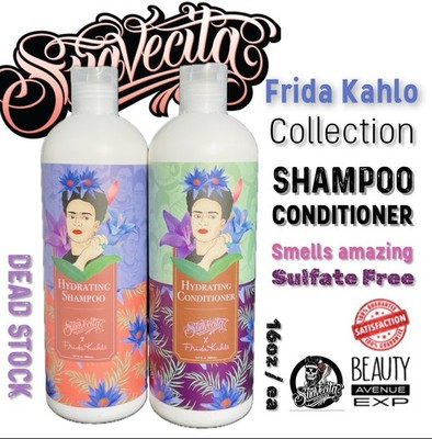 ** Guarenteed NEW ** SUAVECITA Frida Kahlo Shampoo + Conditioner 16oz DEADSTOCK