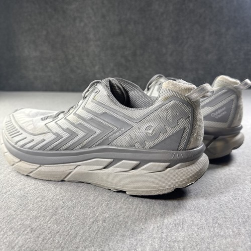 Hoka Shoes Sneakers One One Clifton Outdoor Voices Mens Size 14 Gray Running