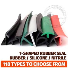 T Shape Rubber Panel Seal Trim 5x8mm To 98x58mm Sealing Strip - Price Per Metre