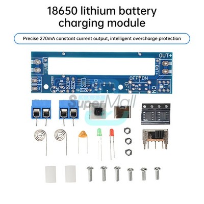 USB 18650 Li-ion Battery Charging Module DC 3.7V Battery Charger Module DIY Kits