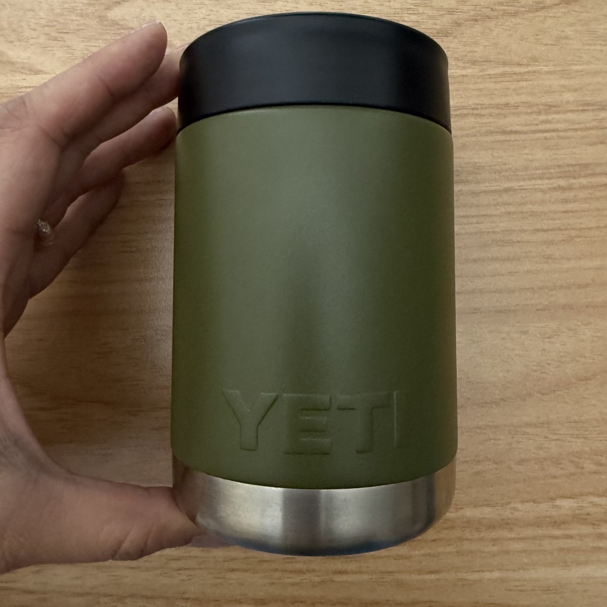 YETI Rambler Colster Coozie 12 Oz Olive Green First Gen - Fits