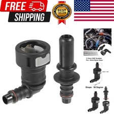 11.8mm SAE to 10mm 90 Degree Fuel Line Hose Quick Release Connector