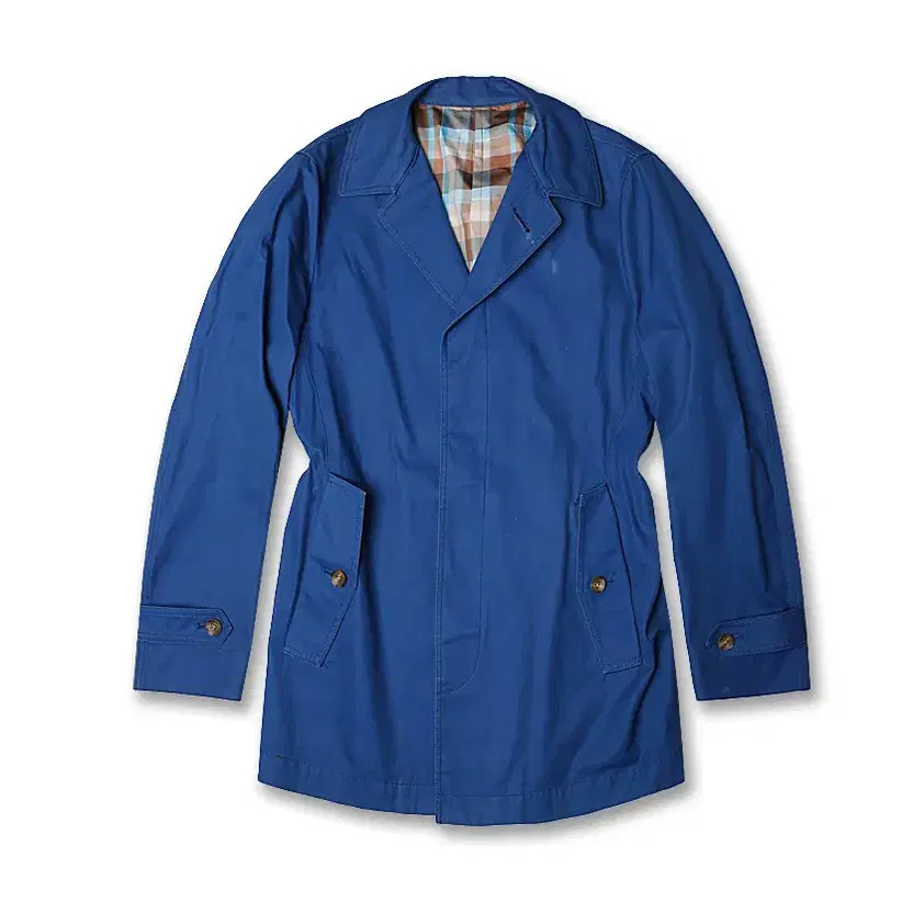 Universal Language Blue Cotton Jacket - Heavily U… - image 1