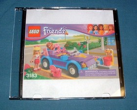FRIENDS, STEPHANIE'S COOL CONVERTIBLE SET 3183 - LEGO - 2012 - USED