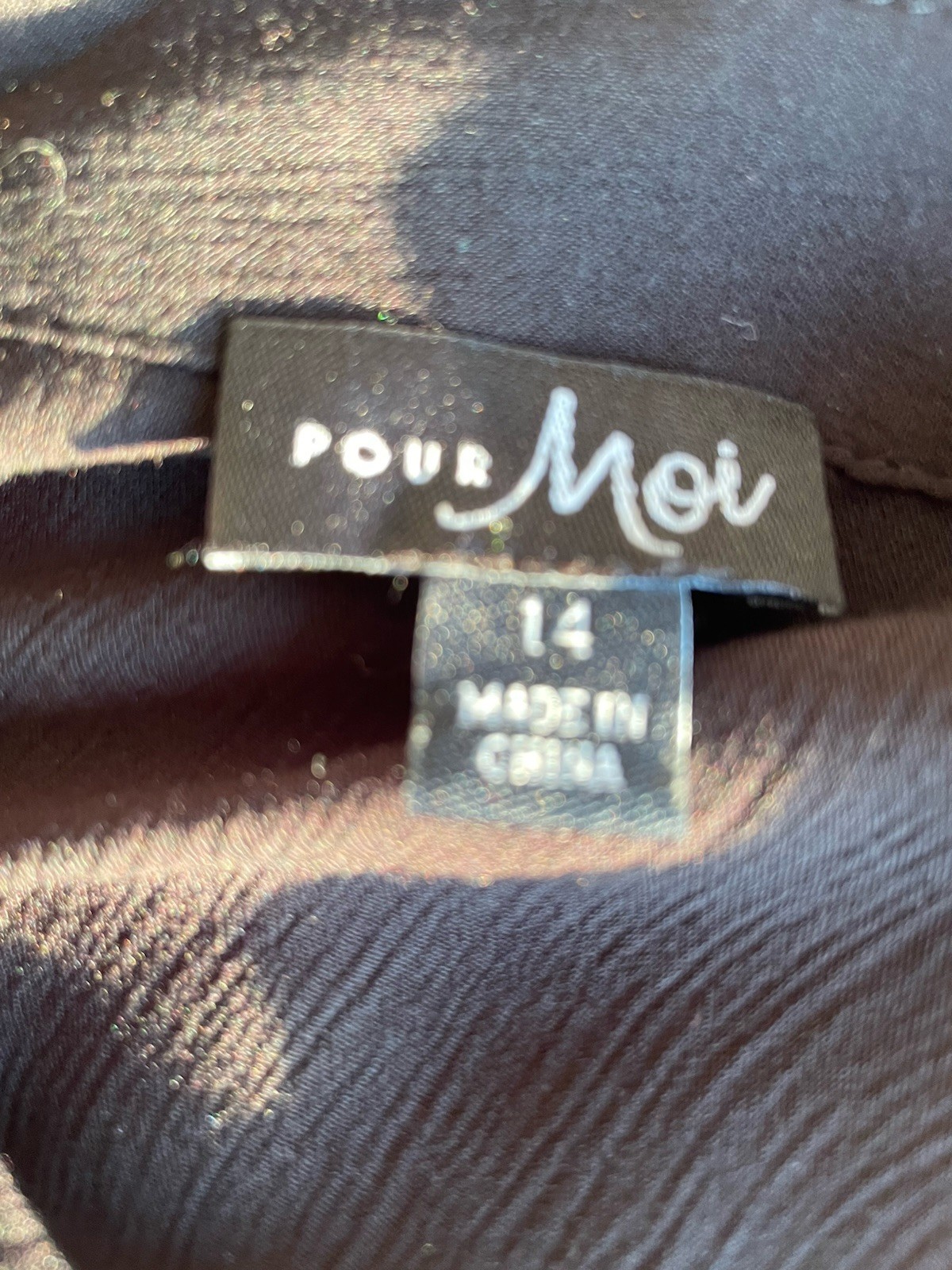 POUR MOI BLACK COLLARED BUTTON THROUGH BELTED SLE… - image 4