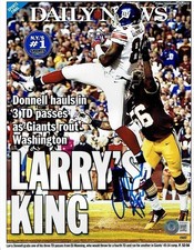 Larry Donnell New York Giants Autographed Signed 8x10 Photo Pic Beckett