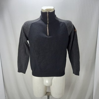 Item e6206 men's Iceberg sweater black and grey, size XS, armpits 50cm, spa