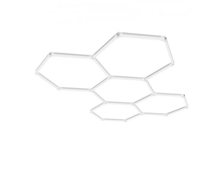 VEVOR Hexagon Garage Lights, 26400LM, 6500K 5 Grid Systems