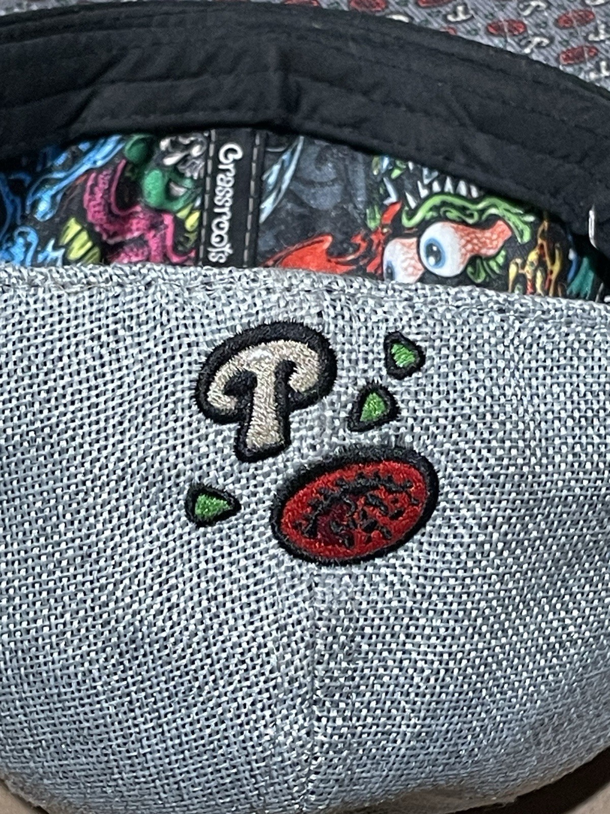 Grassroots California Limited Edition Hats Timbo Phillips Red Eye  Size 7 1/2