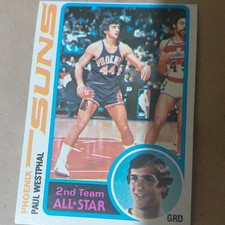 Topps 1978-79 Paul Westphal 2nd Team All-Star #120 Phoenix Suns Basketball
