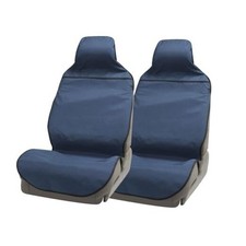 Waterproof Car Seat Cover Automotive Seat Covers for Cars Trucks 2 Pack Navy