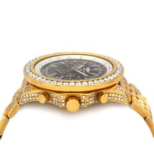 Breitling Bentley Motors A25362 Auto 50mm Custom Diam 18K YG Plated Steel Watch 3