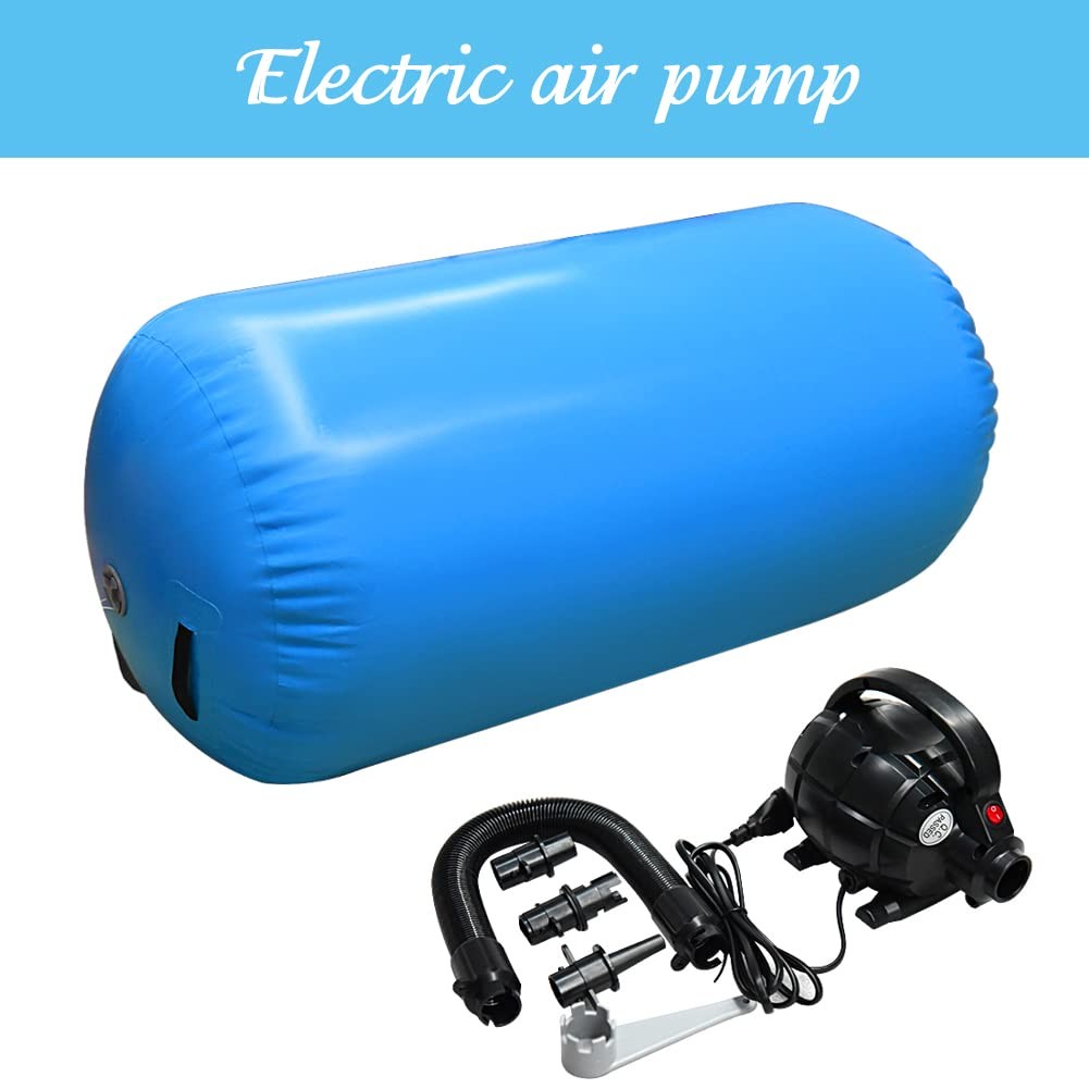 Air Barrel Back Roller Inflatable Tumbling Mat with Electric Pump,Tumble Trac...