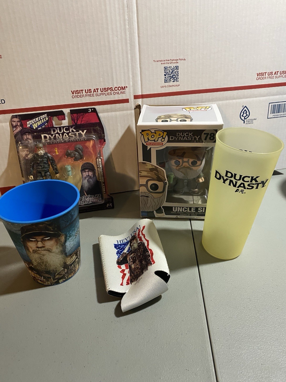 Funko Pop! Vinyl: Duck Dynasty Uncle Si #78 Lot W/ Cups, Koo