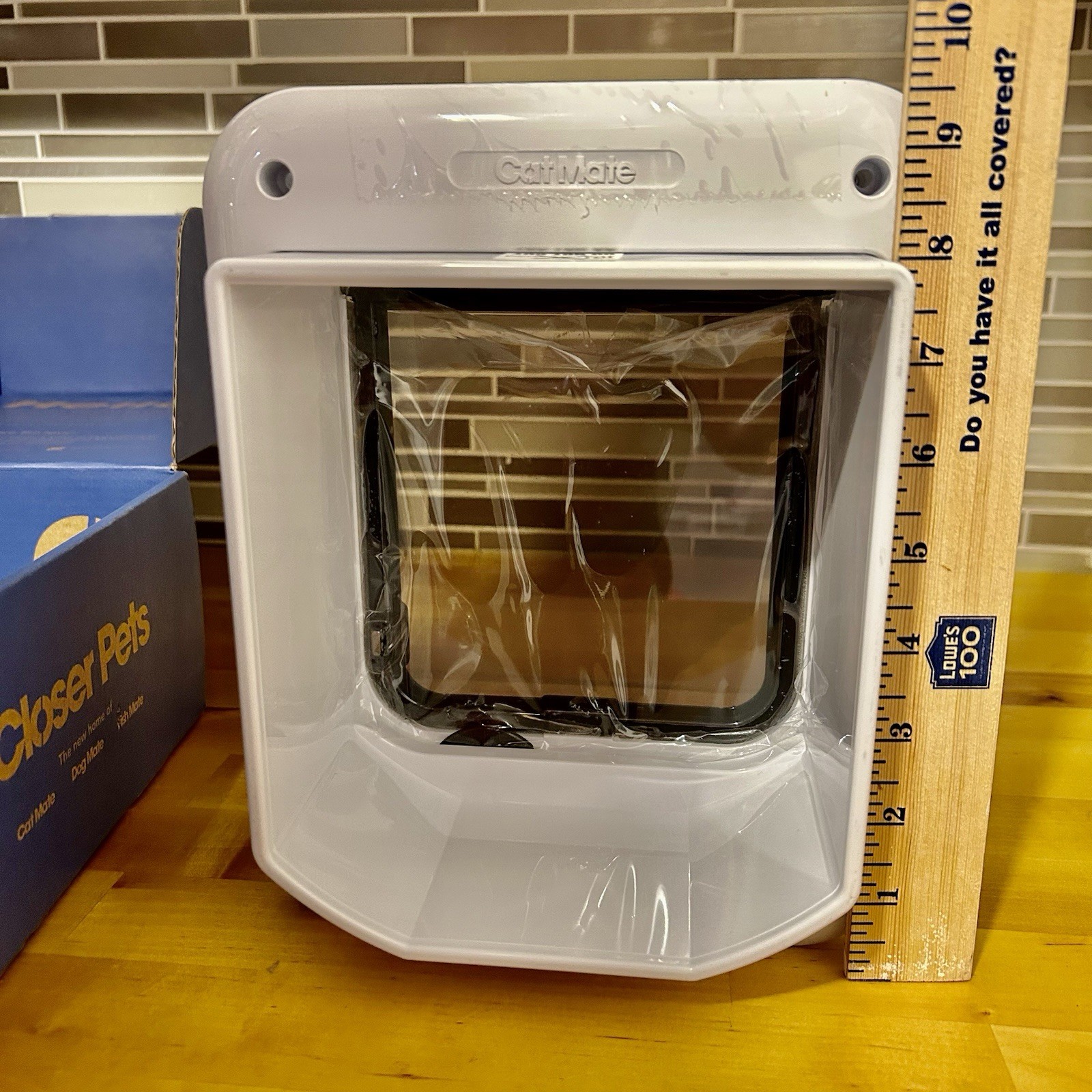 Closer Pets Cat Mate Microchip Cat Flap Door (White) 360W Smart Door Brand New