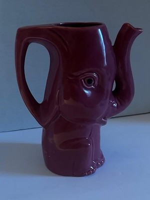 Vintage INVENTO Pink Elephant Pitcher Made in England