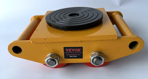 VEVOR 4PCS Machinery Skate Dolly Mover Skate 26455LBS/12T 4 Carbon Steel Wheels