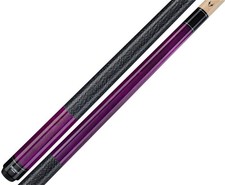 Viking Valhalla VA117 Hard Rock Maple Linen Wrap Pool/Billiard Cue - Purple