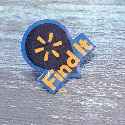 #ad Walmart Associate Employee Pin Find It Location Pin Spark Logo $8.99