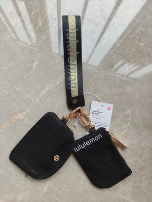 Lululemon Dual Pouch Wristlet Wallet Keychain