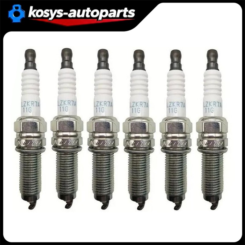 6PCS Iridium Spark Plug For Honda Accord V6 Odyssey 9407 12290-R71-L01 ILZKR7B11