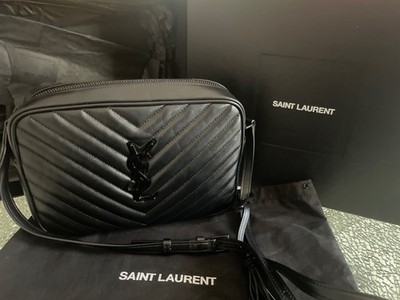 YSL Saint Laurent Black Lou Camera Bag MSRP $1399 AUTHENTIC