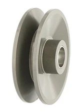 Powermaster - Pulley 1V Aluminum Hardcoat Anodized 15mm or 17mm Bore 3/8" x 