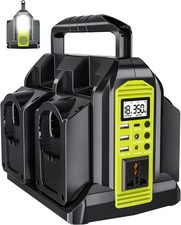 350W Power Inverter for Ryobi 18V Battery, 4-Ports DC 18V to AC 110-120V Battery