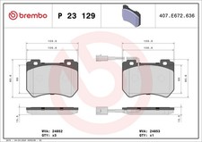 BREMBO BREMSBELÄGE passend für ALFA ROMEO 159 939 BRERA SPIDER