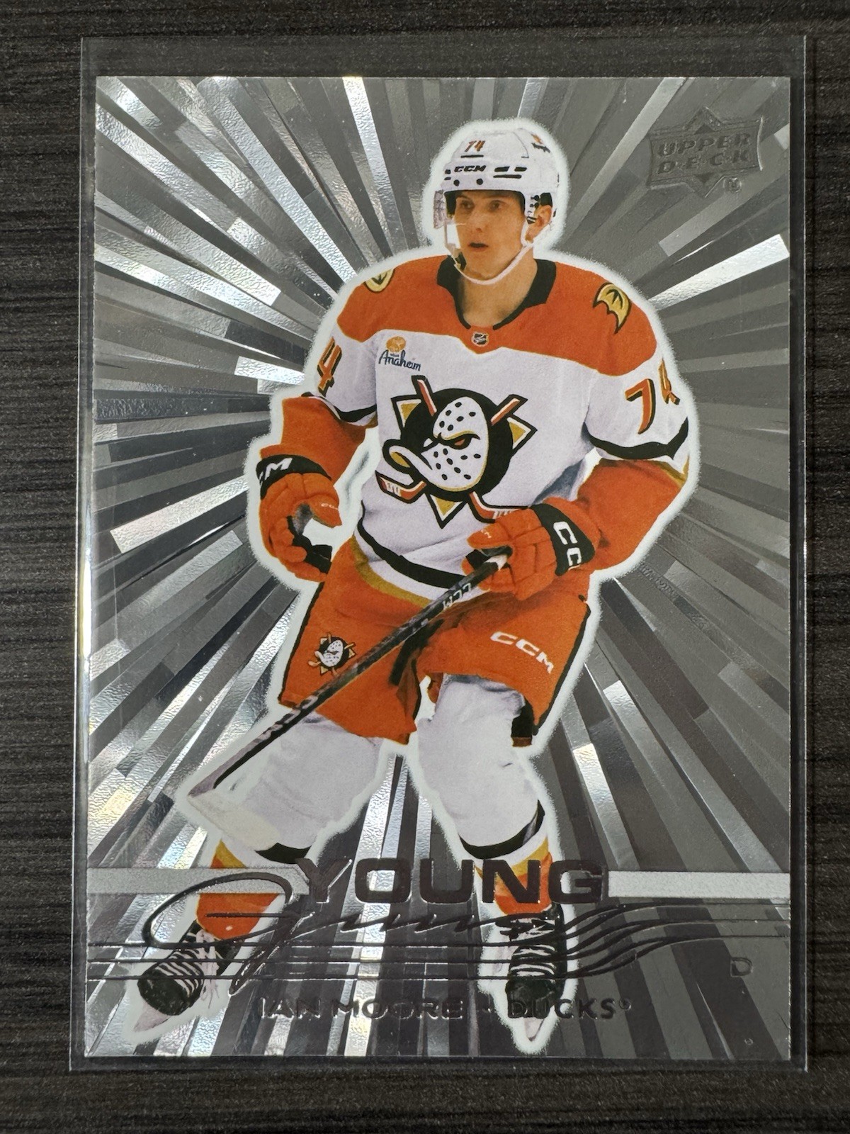 2025-26 Upper Deck Series 1 - Ian Moore #232 OUTBURST YOUNG GUNS (RC)